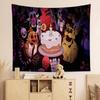 F-FNAF Five-nights-At-Freddys Buntes Wandbehang Wandbehang Tarot Hippie Wandteppiche Schlafsaal Wandkunst Dekor