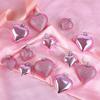12pcs Valentine's Day Heart Shaped Ornaments, Valentine's Day Hanging Decorations, Heart Shaped For Wedding Party Valentine's Day