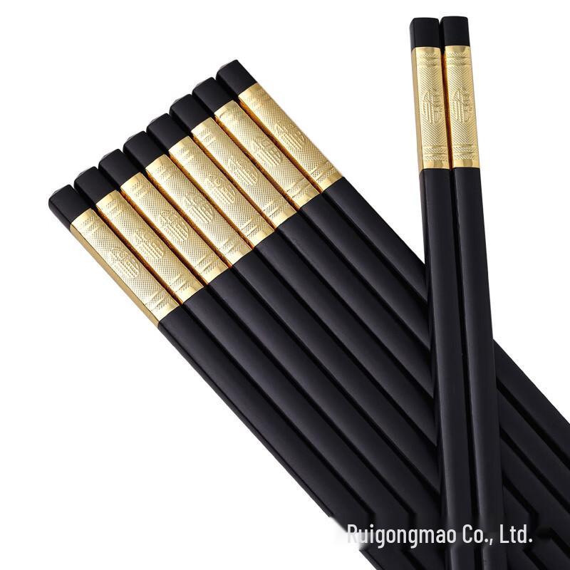 ZISIZ Goldene Ruyi Legierung Essstäbchen