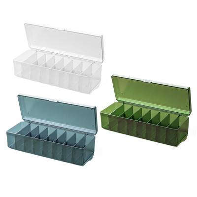 Plastic Card Divider Box Playing Card Storage Box Clear Card Deck Case Organizers Trading Card Collection Card Box