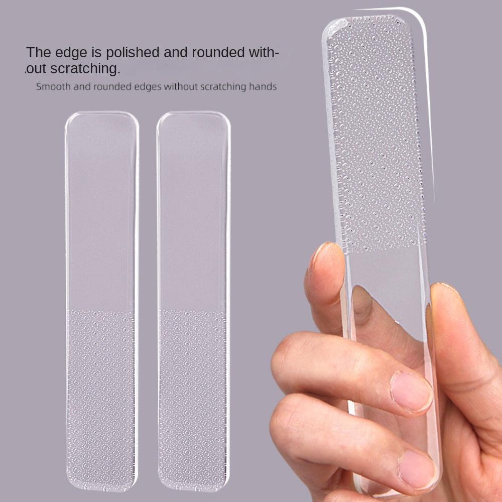 Fußpflege-Werkzeuge Glas Pediküre-Werkzeug Transparent Pediküre Schleifstein Nano Glas Fußfeile Zuhause