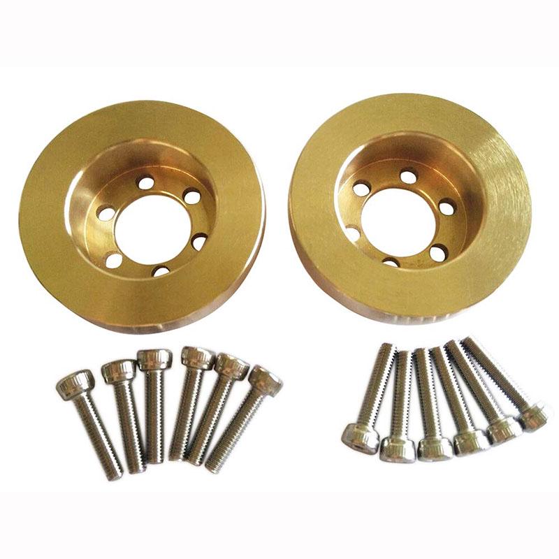 

19 4pcs 22 Internal Brass Weight For Trx4 Scx10 Rc Crawler Wheel Toy Rim 2pcs