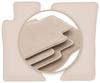 PREMIUM Beige Floor Mats For: Mazda MX-5 IV Coupe, Cabrio 2014-