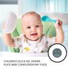 Kinder Essplatte Baby Rutschfest Silikon Fütterungsteller Fachschale Kleinkind Geschirr Esszimmer Restaurant