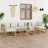 Day and Night - Day and Night 8-piece Garden Furniture Set with Impregnated Wood Cushions