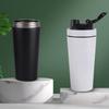 Portable Stainless Steel Shaker Bottle Protein Powder Leak Proof Shaker Cup Sport Mug with Scale Outdoor Fitness Whey Shakes Cup