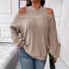 Women's Off-the-Shoulder Casual Long Sleeve T-Shirt