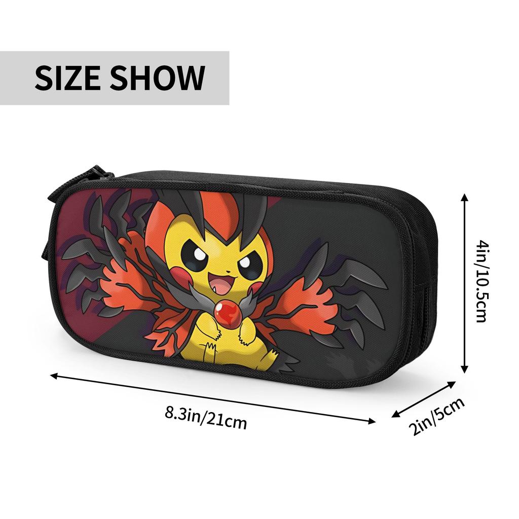 Custom Pokemon Pikachu Large Capacity Bags for Child Handheld Study Bag for Boys Gilrs Kids