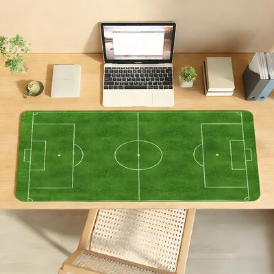 Football Field Mouse Pad Nonslip Locking Edge DeskMat PC Laptop Accessories Rubber Office Keyboard Large Game XXL Carpet