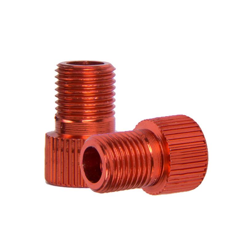 Bicycle Valve Adapters Pump French Valve Adapter Converter Cap