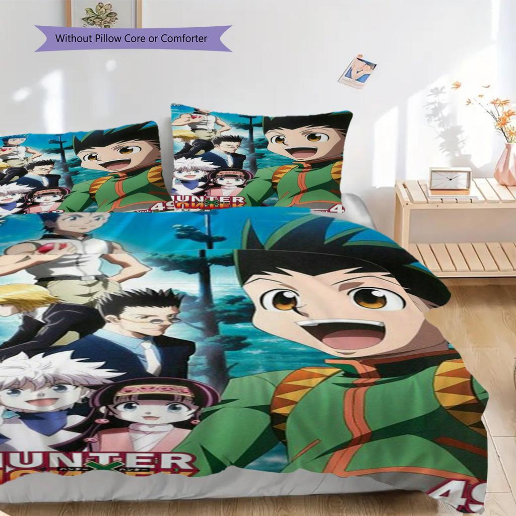 Hunter X Hunter Threepiece Set 1 Duvet Cover 2 Pillowcase Without Core Gift Soft And Comfortable Bedding Set Bedding Suitable For All Seasons