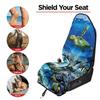 Front Car Seat Towel Cover: All-Season Gym & Workout Protector, Universal Fit.