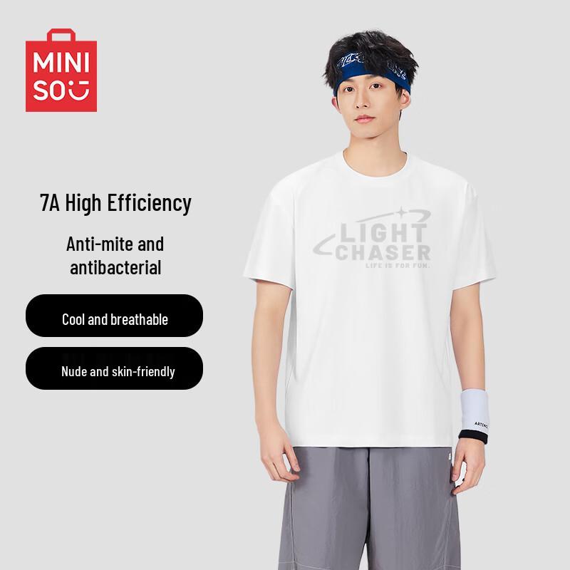 MINISO Men s 7A Antibacterial Round Neck T-shirt XL