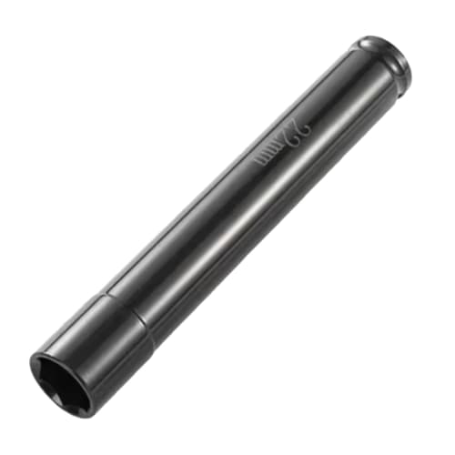 PLEAVIT Deep Socket, Impact Socket, 1/2" Drive, 12.7mm, Long Socket, 200mm Total Length, 22mm