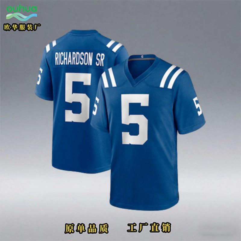 Indianapolis Colts NFL Football Jersey Custom Embroidered Number 2 5 28 Men Women Sportswear Winter