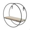 Scaffali a Muro Rotondi Vintage Galleggianti Libreria Scaffale Angolare