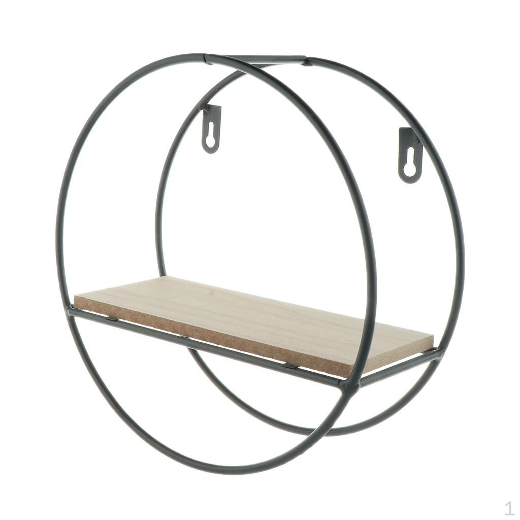 Scaffali a Muro Rotondi Vintage Galleggianti Libreria Scaffale Angolare