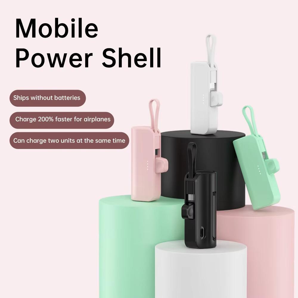 Schweißfreies 1-Zellen 18650/21700 Akku Powerbank Gehäuse 18650 Akkubox DIY Mobile Stromversorgung Box Kit Geeignet für Typ-C