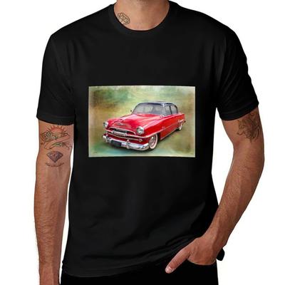 1954 Plymouth T-Shirt Lässig Basic Street Style T-Shirt