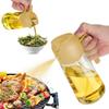 Dispenser Bottle for Kitchen 2 in 1 Olive Oil Dispenser and Oil Sprayer - 470ml Olive Oil Bottle - Oil Sprayer  Cooking Kitchen Salad, Barbecue Black