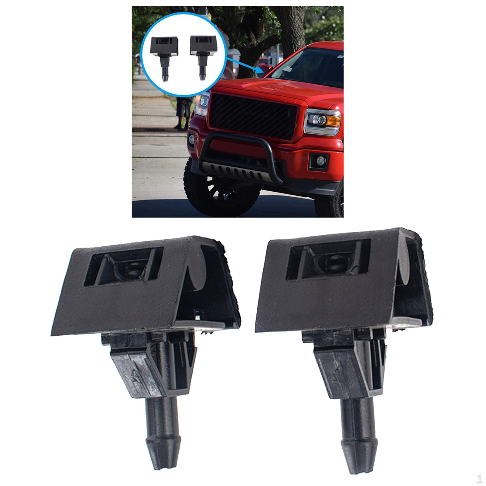 

2 Piece Windshield Washer for & Meter Fluid Hose with Connector Replacement # 289 1 Pair Nozzle