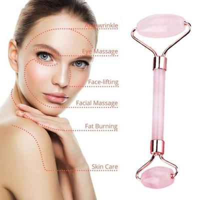 2 peças/conjunto de massageador facial para pescoço e spa, rolo para rosto, placa gua, cuidados com os olhos, raspador de resina para cima F6W2