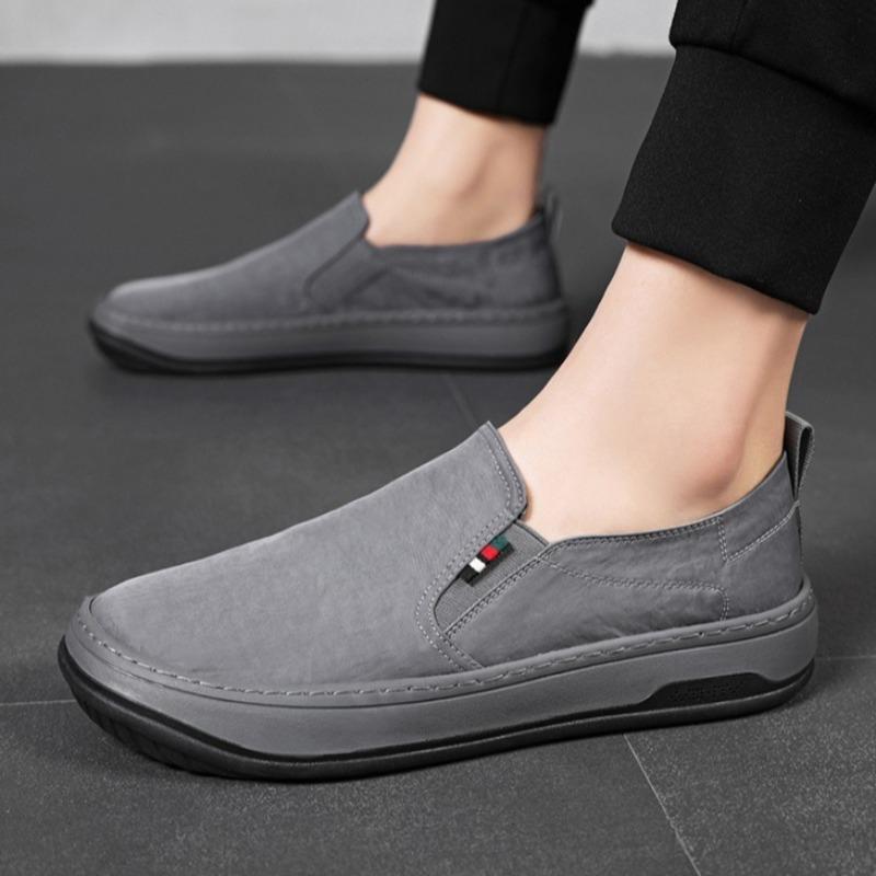 Men Casual Cloth Shoes Loafers Summer Comfortable Handmade Man Flat Shoes Vintage Male Lightweight Breathable Sneakers Masculino