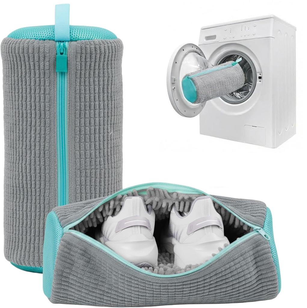 Hot 360° Deep Cleaning Shoe Washing Machine Bag Reusable Laundry Sneaker Bag Anti-Deformation Mesh Protector For All Shoe Types