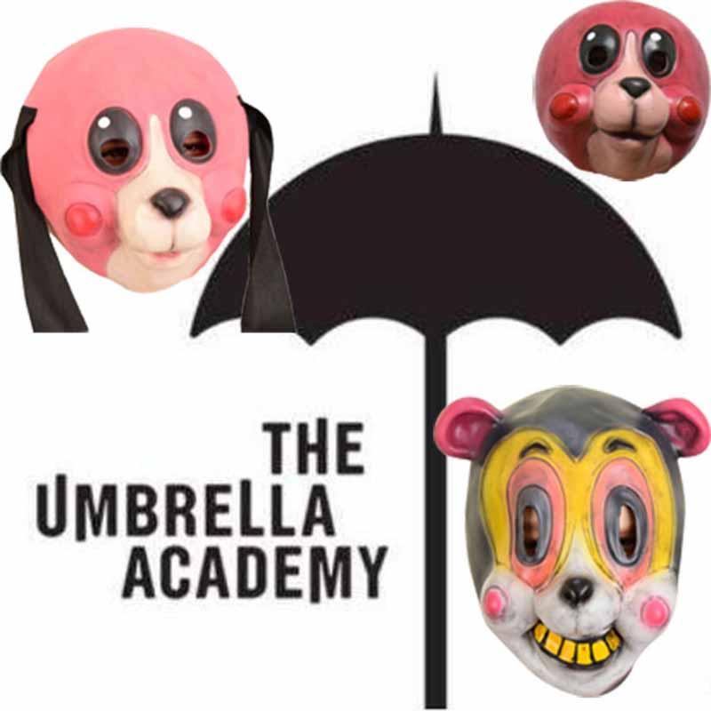 The Umbrella Academy Hazel Chacha Mask Adult Cosplay Costume Helmet For Parties