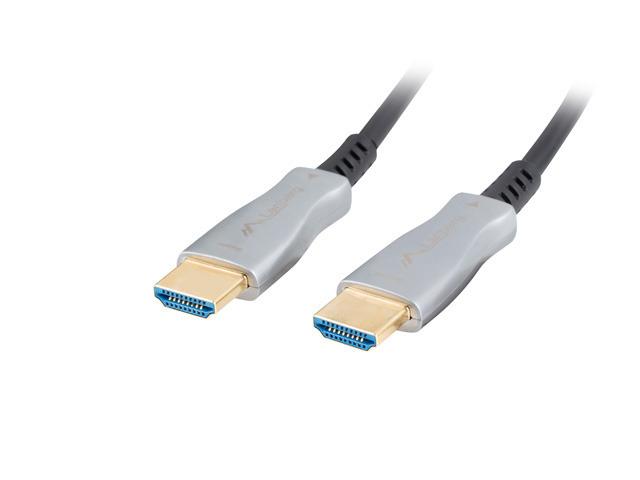 Lanberg CA-HDMI-20FB-0800-BK HDMI Cable 80 M HDMI Type A (Standard) Black, Silver