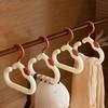 2PCS Dopamine Scarf Tie Hanger Colorful Bag Hanging Rack Space Saving Hat Storage Hanger  Home Use