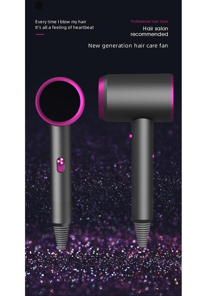 High-Speed Hair Dryer with Blue Light Technology for Salon-Quality Hair Care