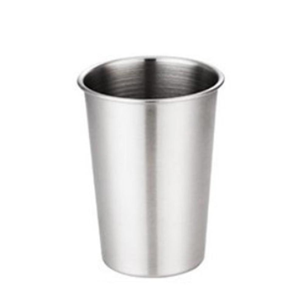 Wide Mouth Stainless Steel Cup 400/500ML Drinking Cup Wine Cup Beer Cup  Restaurant
