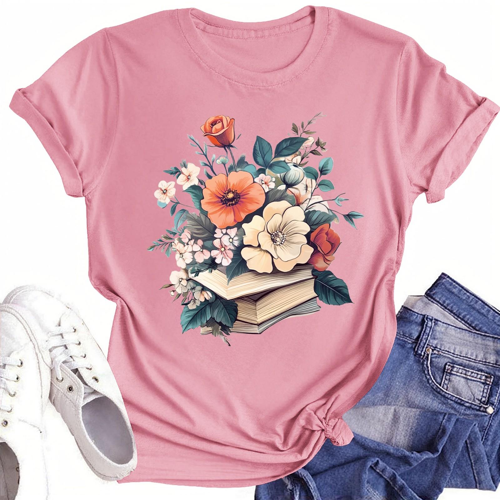 

Футболки с короткими рукавами для женщин, модные топы, легкие и мягкие повседневные летние наряды, одежда XL розовый