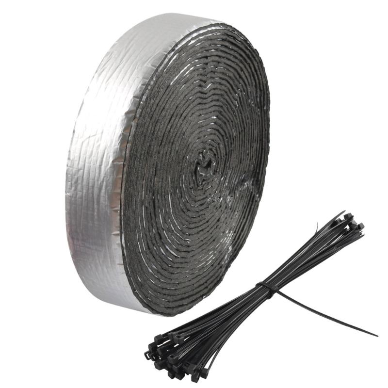 Wärmedämmende Aluminiumfolie Klebeband Flammhemmend Wasserdichte Umhüllung für Automobil-Kanalsysteme