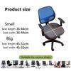 2 Pcs Waterproof Dining Chair Seat Cover Removable Washable Kitchen Chair Seat Slipcover Dining Room for Home Restaurant Banquet
