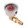 Universal Fuel Pressure Liquid Filled Regulator Gauge Adapter Kit 0 100PSI Red