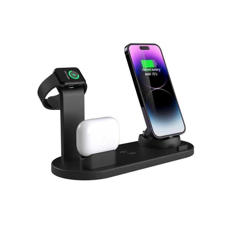 15W 4-in-1 Wireless Charging Dock for Phones, Watches, and Earphones
