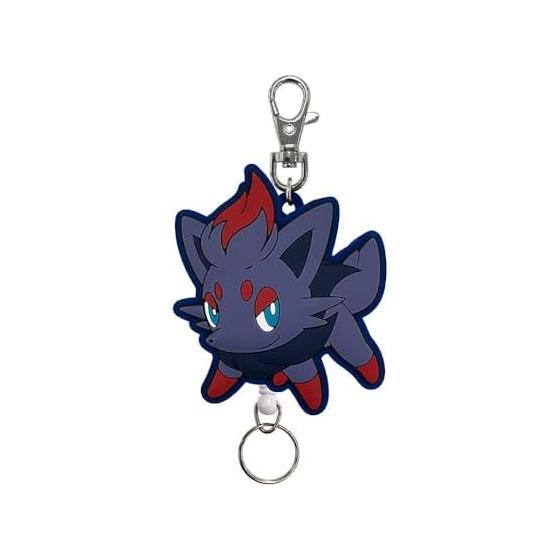 SK Japan Pokemon Rubber Reel Keychain Zorua