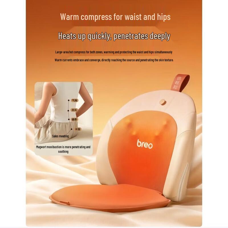 Breo Back2pro Lumbar & Hip Massager Cushion CN plug (adapter included)