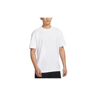 T Shirts Men's White Crew Neck Moderate Straight Fit DZ2887-100