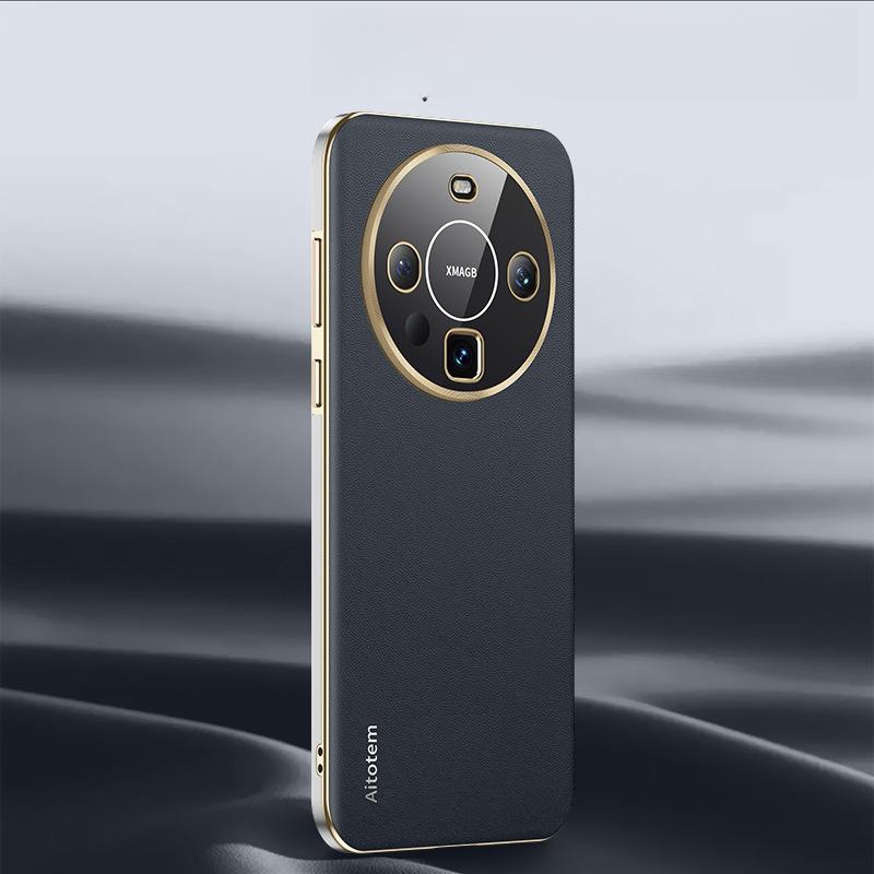 

Huawei Mate60pro Phone Case Luxury Warner Parquet Business M60 All-inclusive Anti-drop Luxury Men s Leather Case HUAWEI Mate70