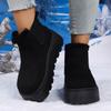 Fashion 2025 Winter Women Snow Boots Plush Warm Non Slip Shoes Ladies Flats Sneakers Casual Slip on Female Ankle Boots Botas Mujer