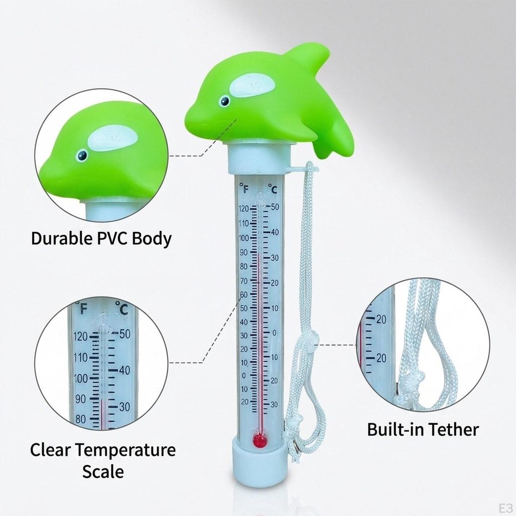 Pool Thermometer Water Temperature Cartoon Swimming