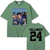 Heated Rivalry Ilya Rozanov Shane Hollander 24 T Shirt Unisex Women Fashion Trend Retro Tee Shirt High Quality Casual Cozy Tshirts