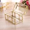 6PCS Plastic Transparent Box Crystal Gem Candy Box Storage Organizer Chest Box Treasure Jewelry