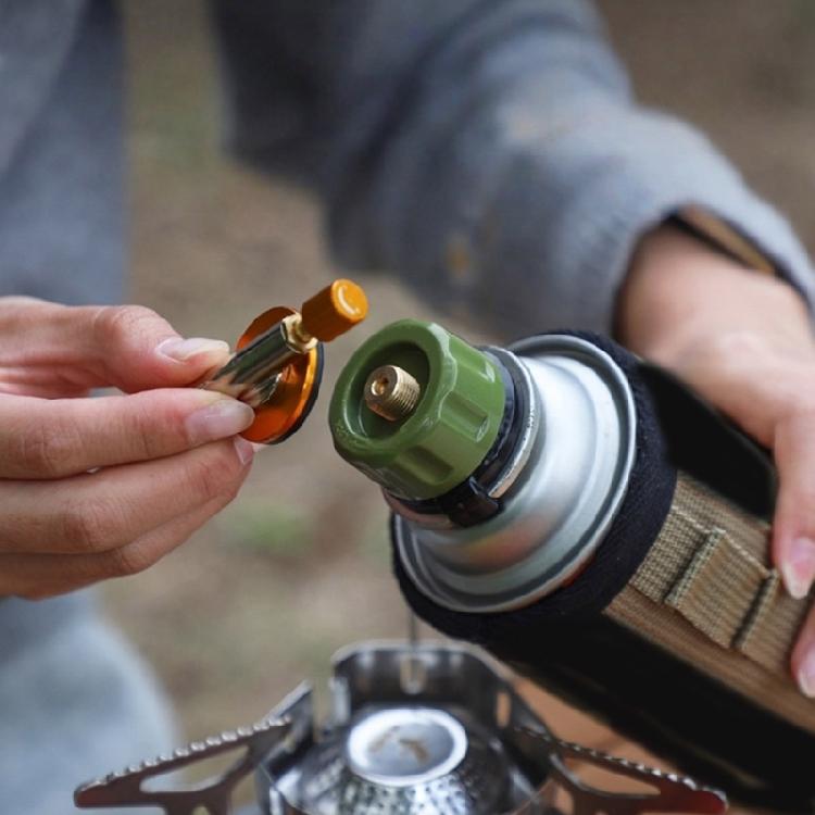 High Pressures Gas Canister Adapter Secure Compacts Gas Tanks Connectors for Backpacking and Picnics Use