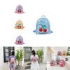 Cute And Stylish Cherry Design Pu Leather Backpack For Girls With Breathable Durable Features