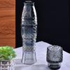 Vintage Relief Koi Fish-shaped Water Glass Set 4 Pieces Of Household Living Room Beverage Glass Set Whiskey Glass Red Wine Glass