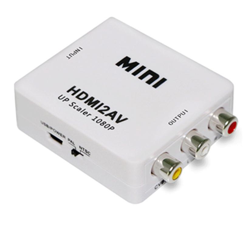 Mini HDMI zu AV HD Adapter - HDMI2AV Cinch Konverter